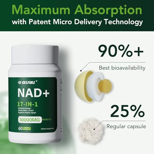 Image of CELFULL NAD+ Supplement for Immune Support Anti-Aging Boost Energy & Chronic Fatigue Supplements