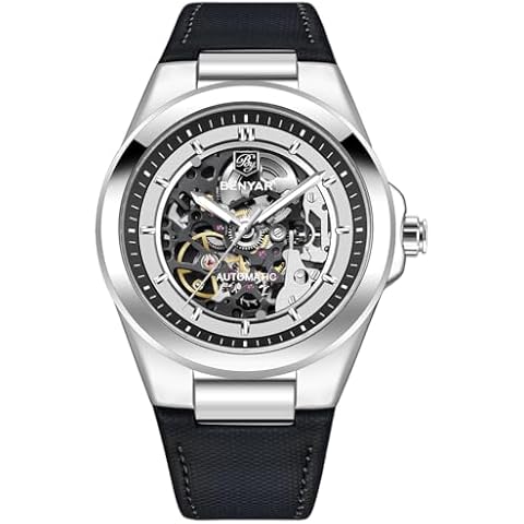 DAOLVEN BY5207 Montre Squelette Automatique Cover