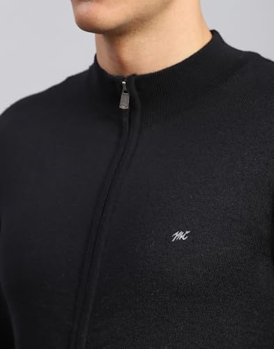 Image of Monte Carlo Men Regular Fit Full Sleeve Solid T Neck Winter Pullover (Pack of 1)