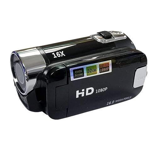 Caméra enregistreur vidéo 1080P avec écran LCD et caméscope DV zoom 16X