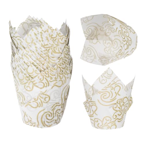 uxcell Tulip Cupcake Liners