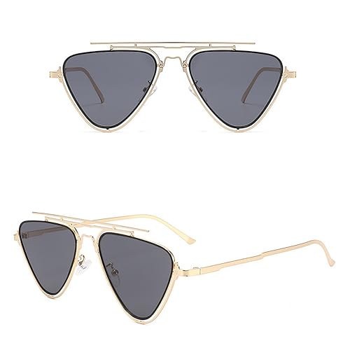 Frame Triangle Lens Metal Frame Men's Driving Sunglasses