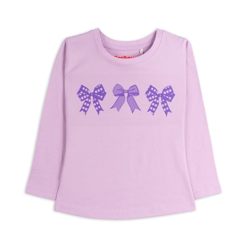 Image of Real Basics Girls Regular Fit Full Sleeves Tshirt (Pack of 2)