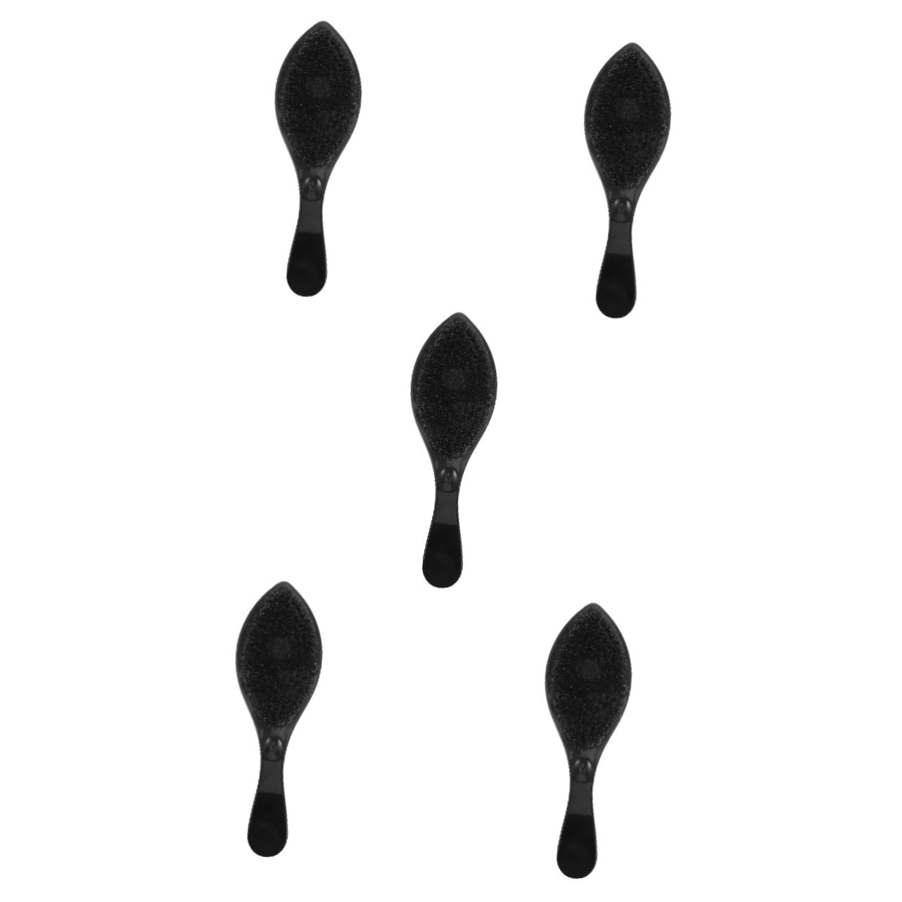 5 Stück Bartbürste für Männer Körperpflege lockig doppelseitige Pinsel Borste Herren Haarbürste Frisurenpinsel Männer putzen Haarbürste Herren Männer Haarbürste Holz Schwarz