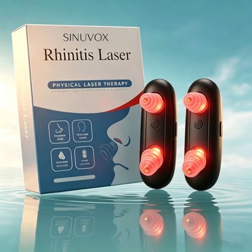 Sinuvox Red Therapy for Nasal Passages 660 Portable USB Rechargeable Nose Comfort Device 10-Minute Daily Use Compact Travel-Friendly Design for Home & On-The-Go Routine (2)
