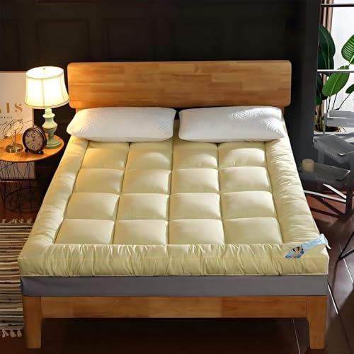 Estera De Futón Portátil, Colchón De Estilo Japonés, Agradable Para La Piel, Que Absorbe La Humedad Y Transpirable, Colchón Plegable, A Prueba De Arrugas, Estera Individual Y Doble Adecuada Para Dormi