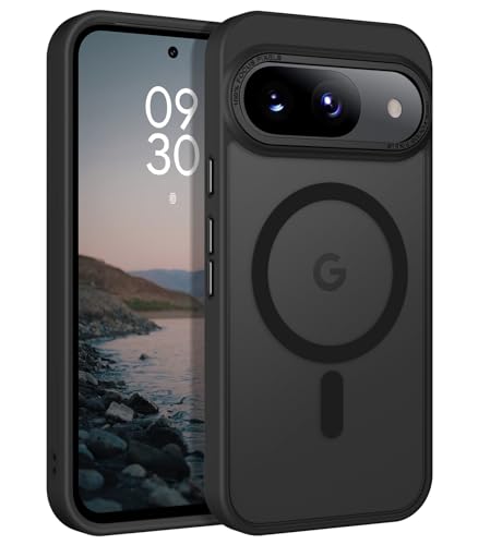 BENTOBEN for Google Pixel 9 Case [Magsafe Compatible] Translucent Matte Slim Shockproof Protective Phone Case for Google Pixel 9 6.3" 2024