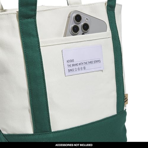 Image of adidas Canvas Court Tote Bag | Roomy Interior, Interior Pockets, Comfortable Straps, Durable Build, Everyday & Court Ready