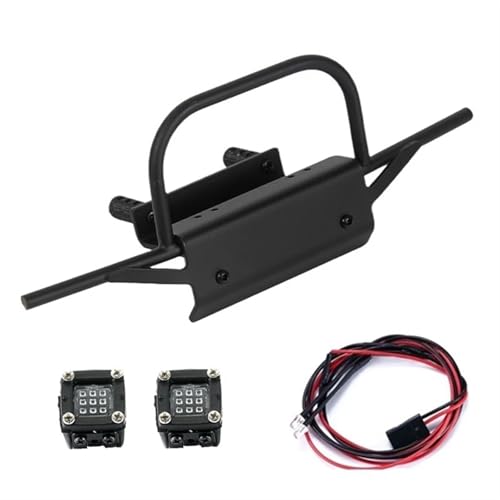 Luces vehículo RC compatible con MN86 y parachoques metálico