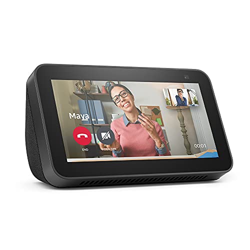 Echo Show 5 (2nd Gen, 2021 release) | Smart display with Alexa and 2 MP camera | Charcoal by Amazon - Used condition - CA$33.47
