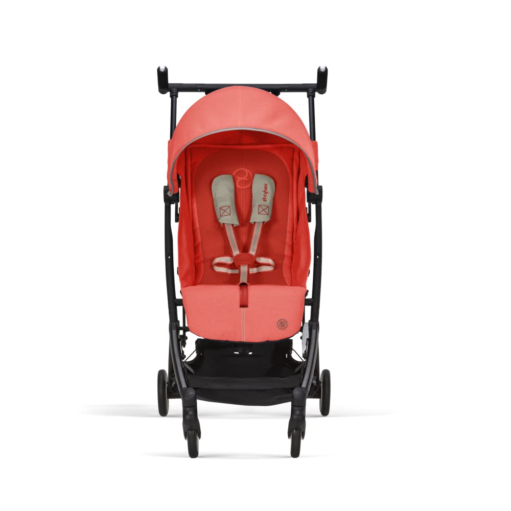 CYBEX Gold Poussette Libelle avec Harnais One-Pull, de 6 Mois à 4 ans env. (max. 22 kg), Ultralégère (seulement 6 kg), Hibiscus Red (Rouge)