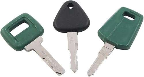 Miniatura 4 de Newsmarts 3 llaves de encendido para construcción de equipos pesados, llaves de encendido para equipos pesados para excavadoras, cargadoras,
