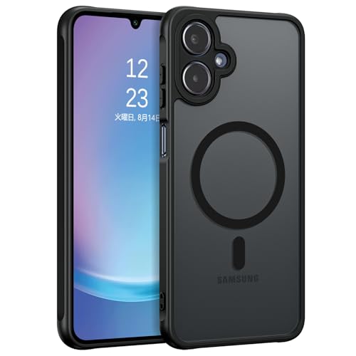 BENTOBEN Galaxy A25 5G �P�[�X MagSafe�Ή� �}�b�g ������ �ϏՌ� �ČRMIL�K�i �}�O�l�b�g���� �ԍڃX�}�z�z���_�[�Ή� �X�g���b�v�z�[���t�� �w��h�~ �����Y�ی� �M�����N�V�[A25 5G �P�[�X �J�o�[ �u���b�N