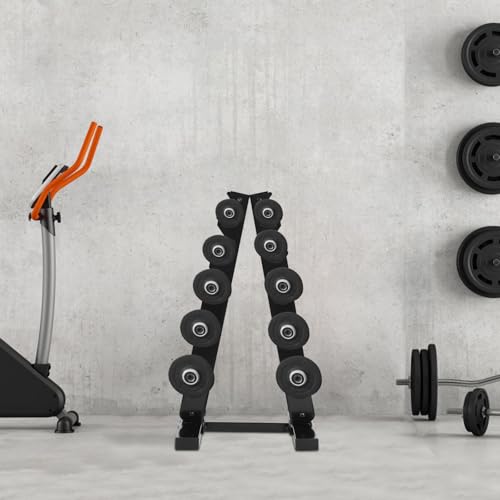 Support d'haltères en acier robuste pour musculation à la maison - 3