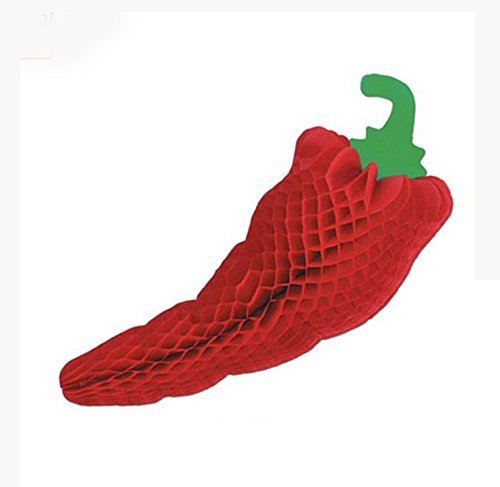 Tissue Chili Pepper Party Accessory (1 Count) (1/pkg) Pkg/3