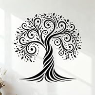 Black Self-adhesive vinyl wall sticker, premium designer work.Size:67.2x68.8cm / 26.5x27.1 inch, Please note!!! Due to material limitations, this size needs to be split into two parts. Customizable: Hi, my friend! Thank you for choosing us. We're hon...