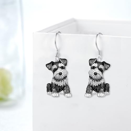 Dachshund/Schnauzer/Corgi/Basset Hound Earrings 925 Sterling Silver Dog Earrings Cute Animal Puppy Dog Jewelry Gifts for Women2