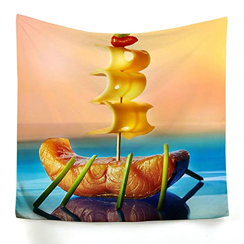 Toile imprimé mode multicolore en grand format 180x230 pour tenture murale - 2