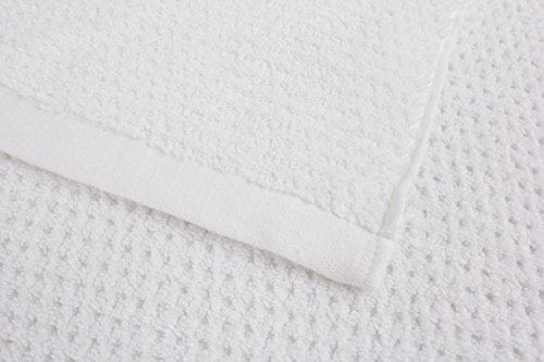 Everplush Diamond Jacquard Bath Sheet, 35" X 66", White #TOP4