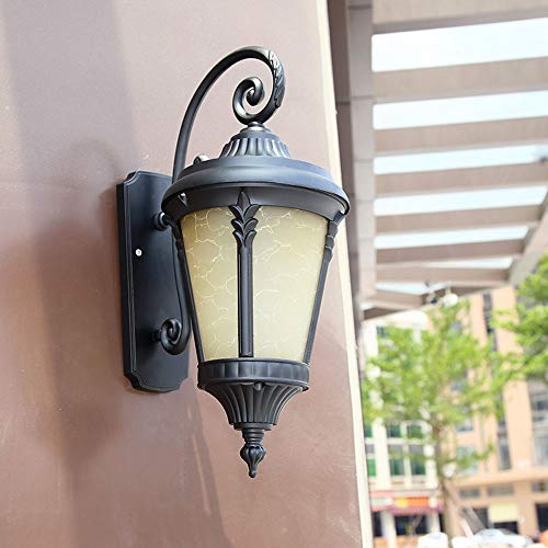Lampe murale extérieure à la rouille véritable pour façade noble - 3