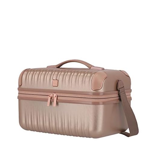 TITAN Maletín de Maquillaje de Mano con Correa de Hombro + Función de Sujeción, Serie de Maletas Barbara Glint: Exclusivo Maletín de Belleza de Cubierta Dura con Diseño de Moda, 38 cm, 12 litros