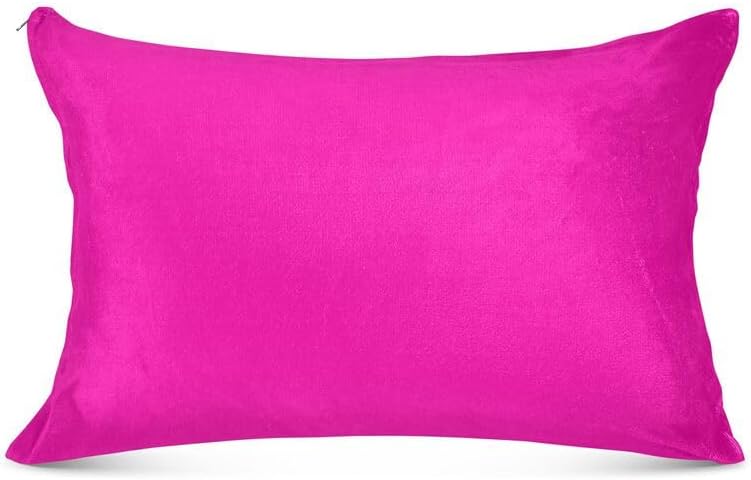 ODAWA Fuchsia Body Pillow Cover Super Soft Zipper Pillowcases Decorative Throw Pillow Covers for Sofa Couch Farmhouse, No Insert