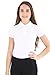 Produktbild GW CLASSY OUTFIT 2 x Mädchen-Poloshirts (2 Stück) Kurzarm Mädchen Schuluniform Weiß Polo Kinder Schul-T-Shirts PE Tops 4-12 Jahre, 2 x Weiß, 11-12 Jahre