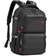 CROSSGEAR Travel Carry On Backpack for Men, 40L Expandable Large Laptop Backpack, Fit 17.3 Inch C...