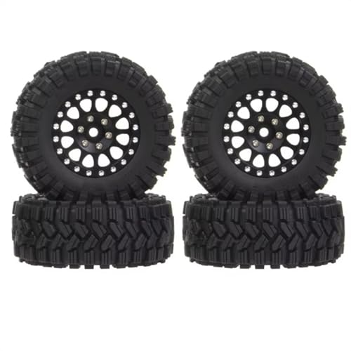 Compatible With Axial For SCX24 AX24 For TRX4M For FCX24 1/18 1/24 RC�N���[���[�J�[ 62X24mm 1.2�C���` ���^���r�[�h���b�N�z�C�[�������^�C���Z�b�g RC�^�C��