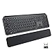 Produktbild Logitech MX Keys Plus kabellose beleuchtete Tastatur mit Handballenauflage, Taktile Tastatursteuerung, Hintergrundbeleuchtung, Bluetooth, USB-C, Apple MacOS, Microsoft Windows, Linux FR Layout-Graphit