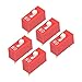 uxcell 5 Pcs Pink DIP Switch 1Positions for Circuit Breadboards PCB