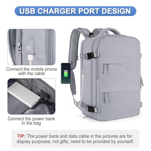 Image of coofay Personal Item Travel Backpack For Women Men Airline Approved Carry On Backpack Flight Approved Waterproof Sports Luggage Backpack Casual Daypack Small Hiking Backpack