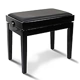 Conçu pour allier fonctionnalité et style, le tabouret de piano offre un soutien robuste grâce à sa structure en bois de haute qualité et à son rembourrage en cuir souple. Son réglage permet aux musiciens de trouver la position assise idéale, améliorant ainsi leurs performances et leur confort.