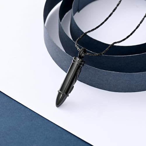 constantlife Bullet Urn Necklace for Ashes for Women Men Eagle Memorial Pendant Cremation Jewelry Human Pet Ashes Holder Keepsake4