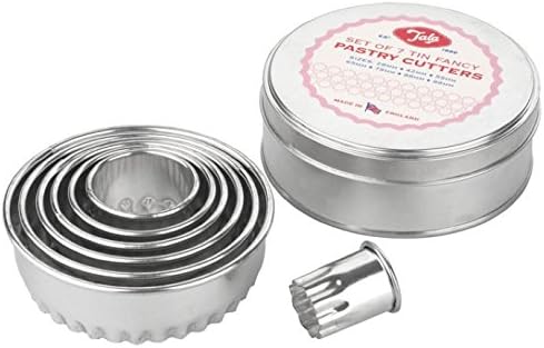 Tala Originals Crinkled Pastry Cutters with Storage Tin