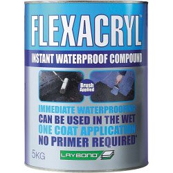 Flexacryl Instant Waterproof Compound 1kg Grey (530309)