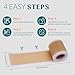 Silicone Scar Tape, Silicone Scar Sheets, Scar Tape for Surgical Scars, Silicone Tape for Scars, Scar Sheets for Surgical Scars, C-Section, Tummy Tuck and Keloid (1.6
