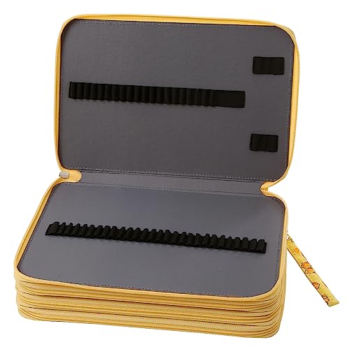 Image of 216 Slots Pencil Case Organizer w /Removal Handle Strap