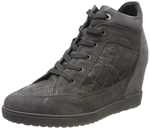 Geox Women's D Carum C Hi Top Sneaker