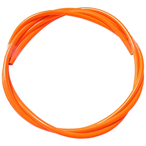 cyclingcolors Guaina cavo bici teflon 5mm filo freno cambio bicicletta mtb corsa strada, Arancione fluo, 3m