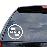 Dripper Vape Smoking Decal Sticker Car Truck Motorcycle Window Bumper Laptop Wall Decor - Size (18 inch / 45 cm Tall) - Color (Matte White)