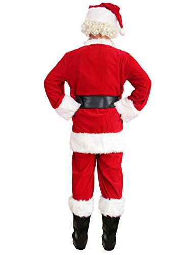 Whobuy Men's Deluxe Santa Suit 11Pc. Christmas Adult Santa Claus Xl #TOP2