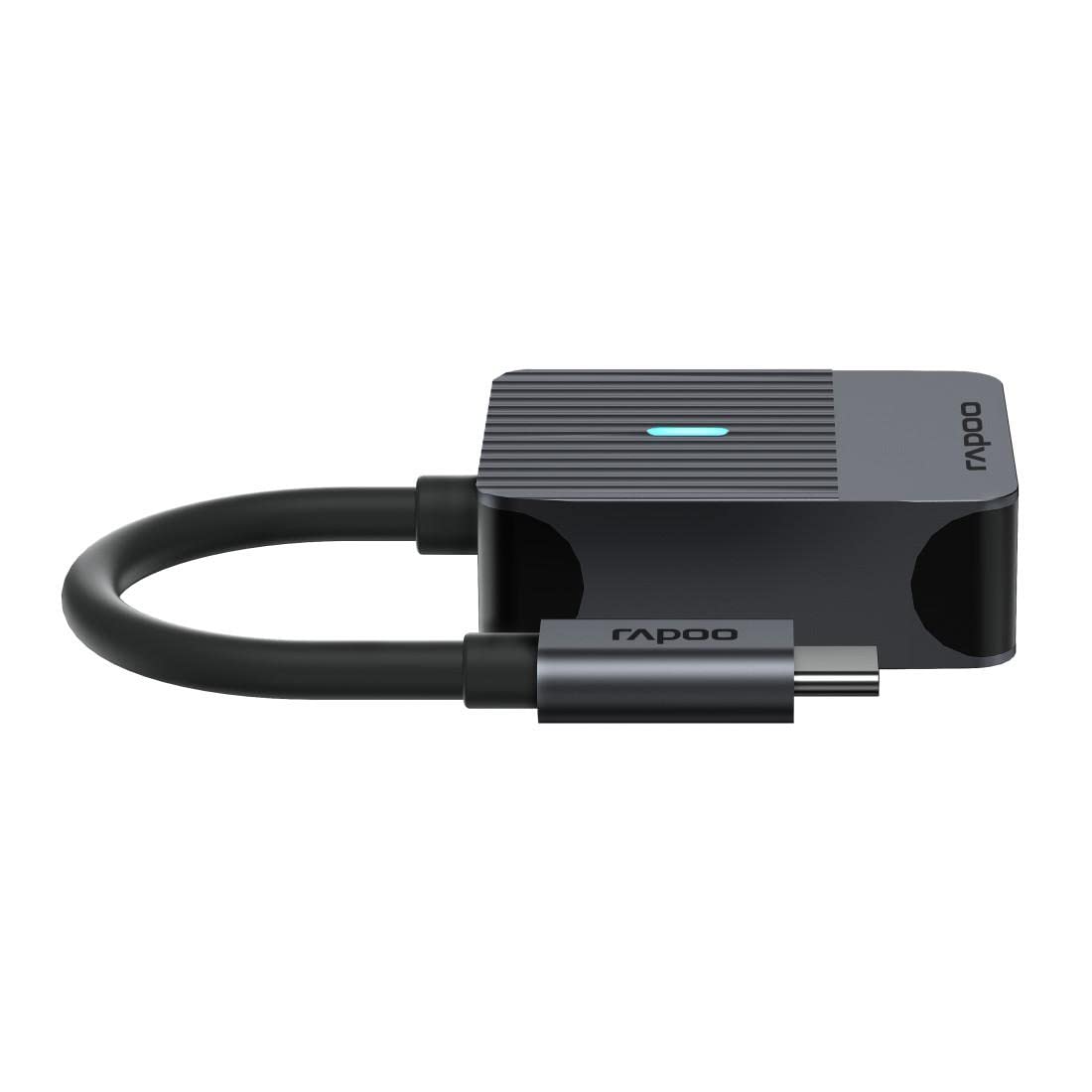 Rapoo UCA-1003 0,15 m USB Type-C VGA (D-Sub) Noir, Black - Image 2