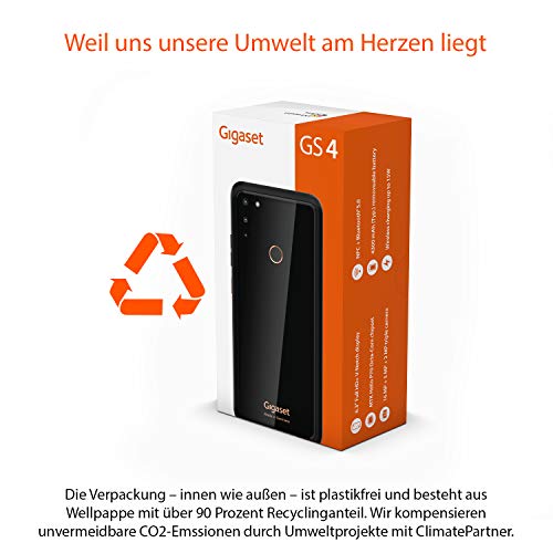 Gigaset GS4 Smartphone mit Wechselakku und 6,3 Zoll Display