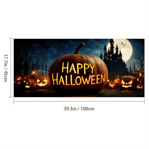 Película decorativa para ventana Halloween 39.3x17.7 pulgadas miniatura 3