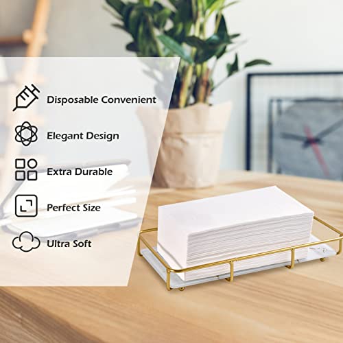 200 Pack Paper Napkins Guest Towels Disposable Premium Quality 3-Ply Dinner Napkins Disposable Soft, Absorbent, Party Napkins Wedding Napkins #TOP1