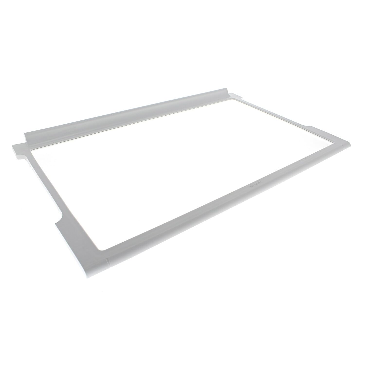 Ripiano In Vetro Per Frigorifero Lamona Con Bordo Anteriore In Plastica - Ricambio Per Modelli HJA, LAM6800, 4812260100 - 3