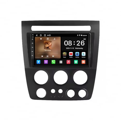 Navegador GPS 2 DIN para viajar en Hummer H3 con música y Mirror Link