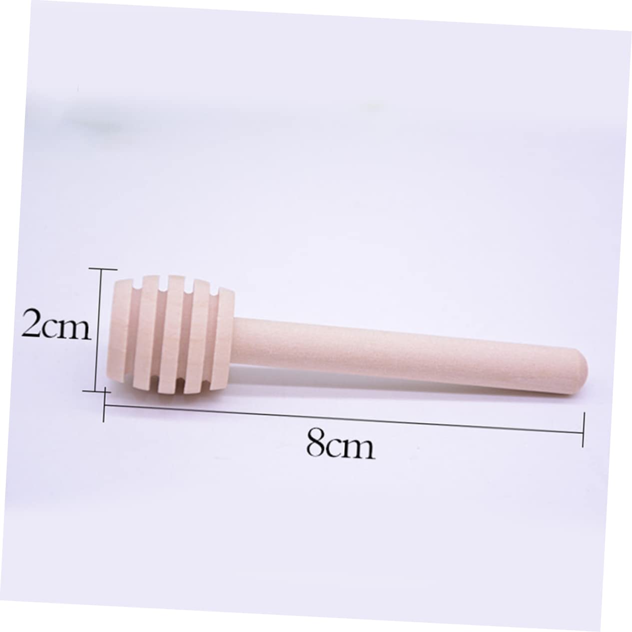 COLLBATH 24pcs Wooden Honey Dippers Mini Spoons Coffee Whisk Coffee Syrup Honey Twirler Honey Stick Coffee Mixer Stick Syrup for Coffee Honey Stir Sticks Mini Blender Honey Stirrer