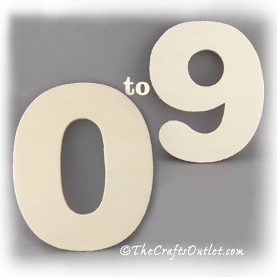 Alphabet Set A to Z Wooden Letters 1/4